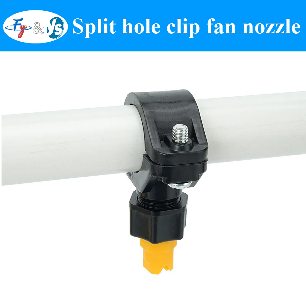 YS PP Plastic Split Hole Clip Fan Nozzle Industrial/Agricultural Nozzle Sprayer New Condition for Fan Cleaning Pretreatment