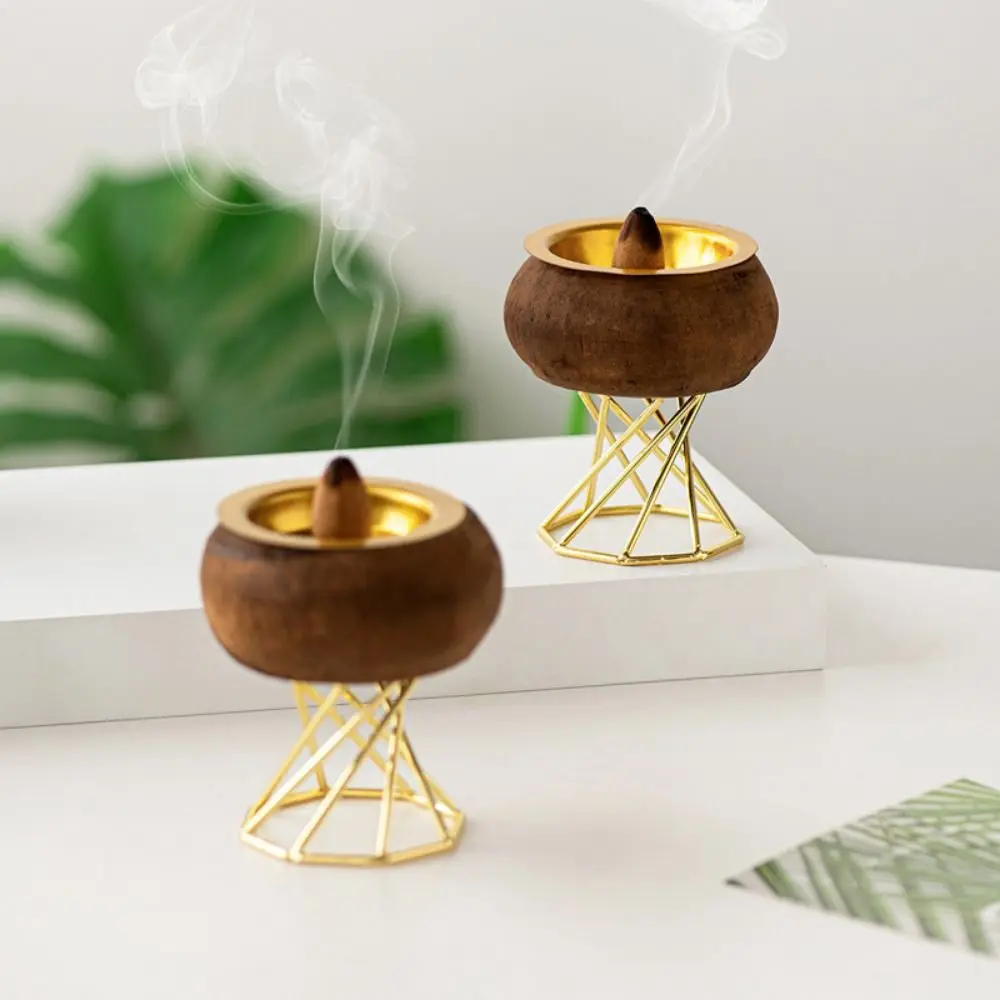 

Металлический ремесленный держатель для благовоний на Ближнем Востоке, ручной с высокой подставкой, праздничная печь для благовоний, влагостойкая деревянная печь для ароматерапии