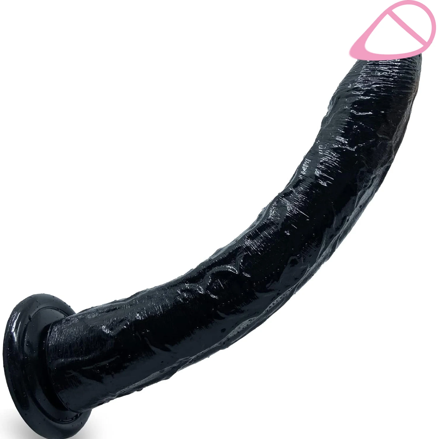 Black Realistic Dildo with Small Glans Long Big Dildo Jelly Penis  Suction Cup Adult Product Sex Toys for Women Men Anal Play