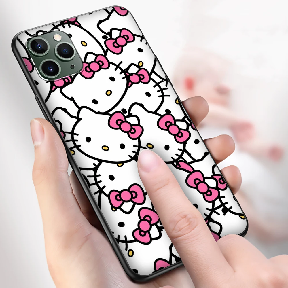 CR39 H-Hello kitty Cute Soft Silicone Case for Samsung Galaxy S21 S23 FE S24 Ultra Plus A15 A25 35 A54 A55 5G Caver