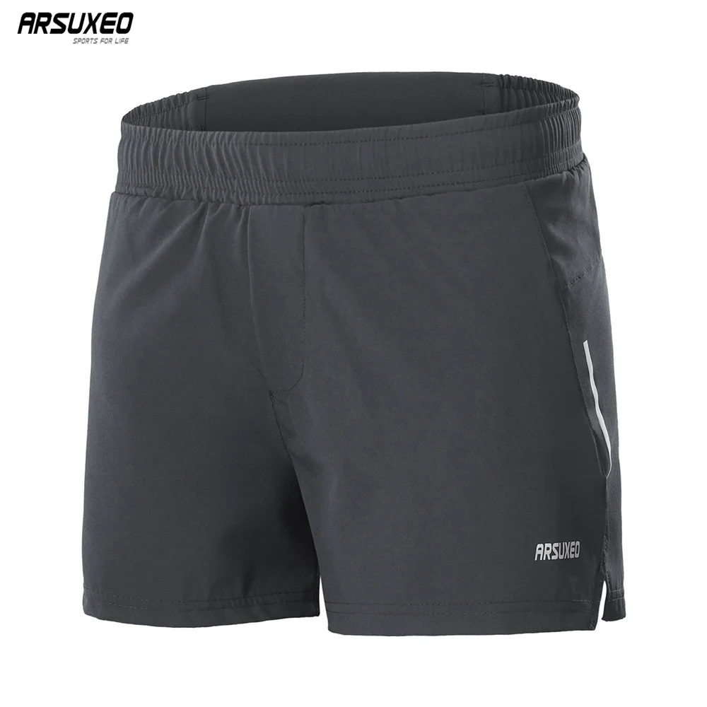 

ARSUXEO Running Shorts Men Gym Fitness Training Sports Pants Outdoor Workout Jogging Multi Pocket Sportswear Quick Dry Yoga B206