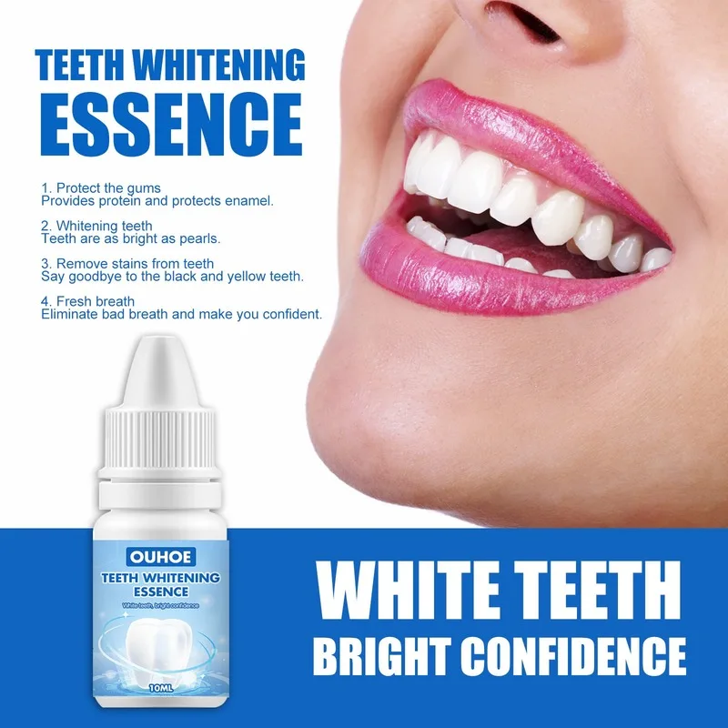 Teeth Whitening Essence Serum Bleach Powder Oral Hygiene Cleansing Remove Plaque Stains Fresh Breath Dentistry Dental Tools