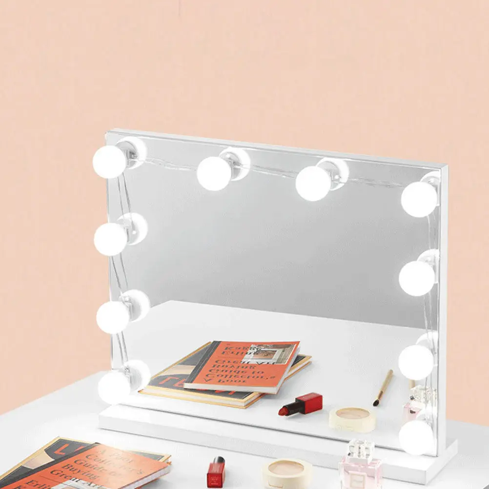 

Набор из 1 шт. портативной светодиодной лампы-подсветки для зеркала для макияжа, для дома, салона, отеля, фотосъемки, яркое освещение лица