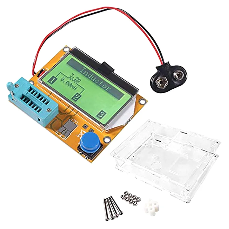 

328 Graphical Transistor Tester, NPN PNP Diode Triode Capacitor MOSFET Resistance Sense LCD Display Checker