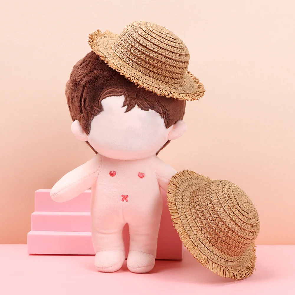 For 1/8 1/6 1/4 1/3 Doll Miniature Straw Hat Fashion Hand Weaved Hats Dollhouse Tassel Bucket Hat Doll Clothes Decoration Toys