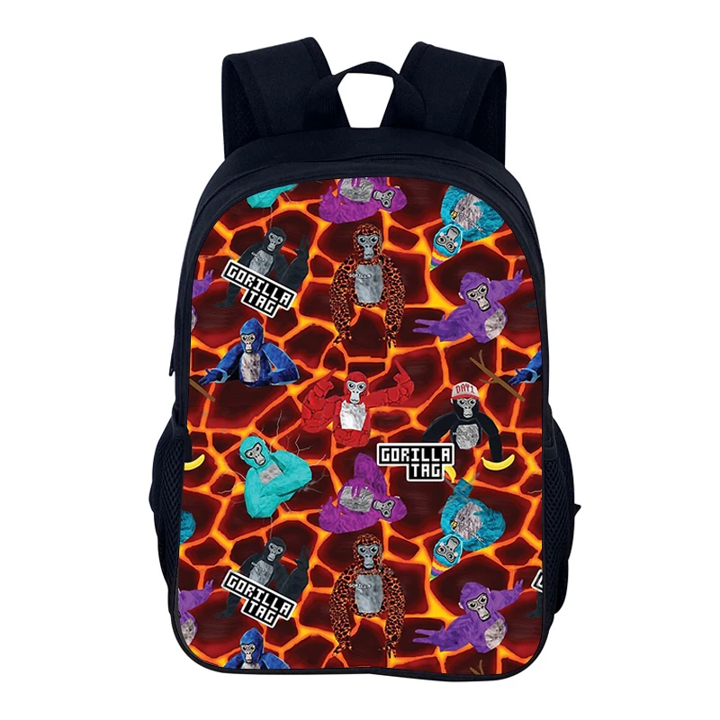 Child School Bags Gorilla tag KidS Backpacks Large Capacity Camping Durable Rucksack Novelty Boys Girls Student Birthday Gift