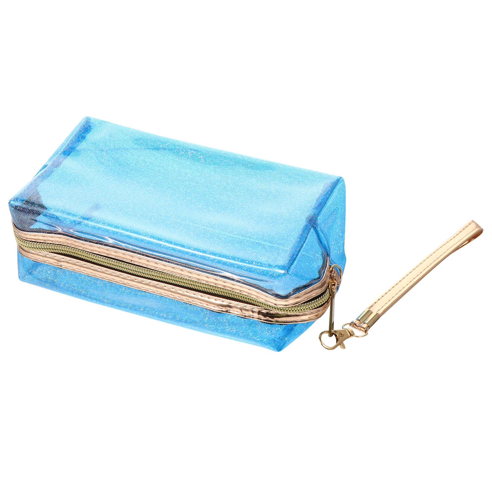 

Waterproof Travel Toiletry Bag Cosmetics Organizer Pvc Makeup Pouch Durable Lightweight Portable Storage For Camping Trip