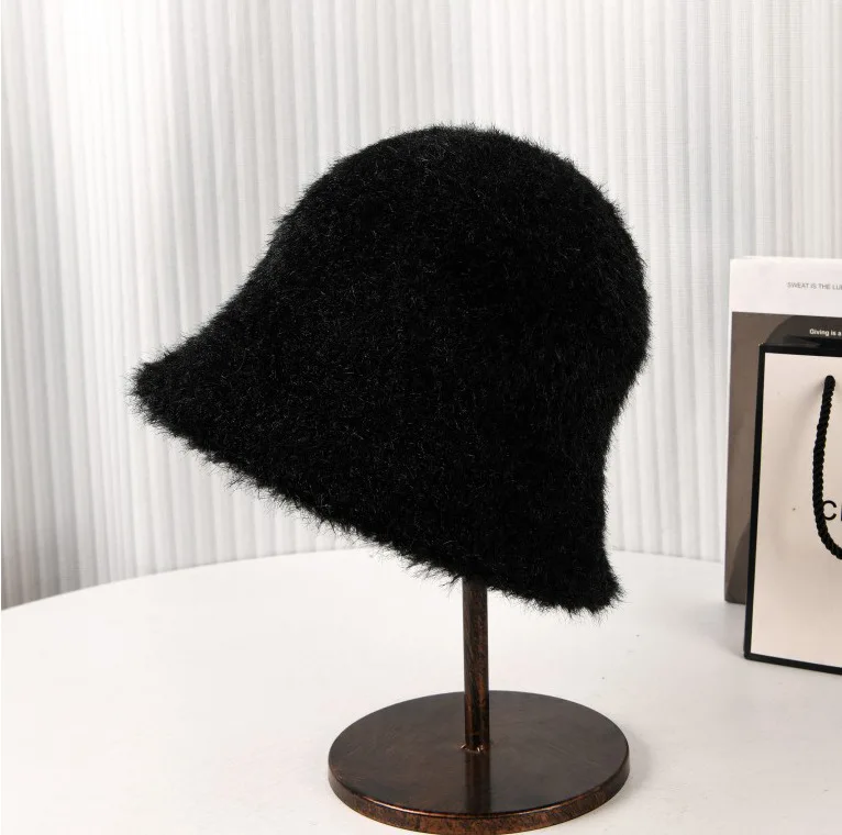 جديد الخريف الشتاء صياد قبعة للنساء بلون تنوعا رقيق الدافئة حوض قبعة موضة أنيقة أفخم قبعة بحافة في الهواء الطلق