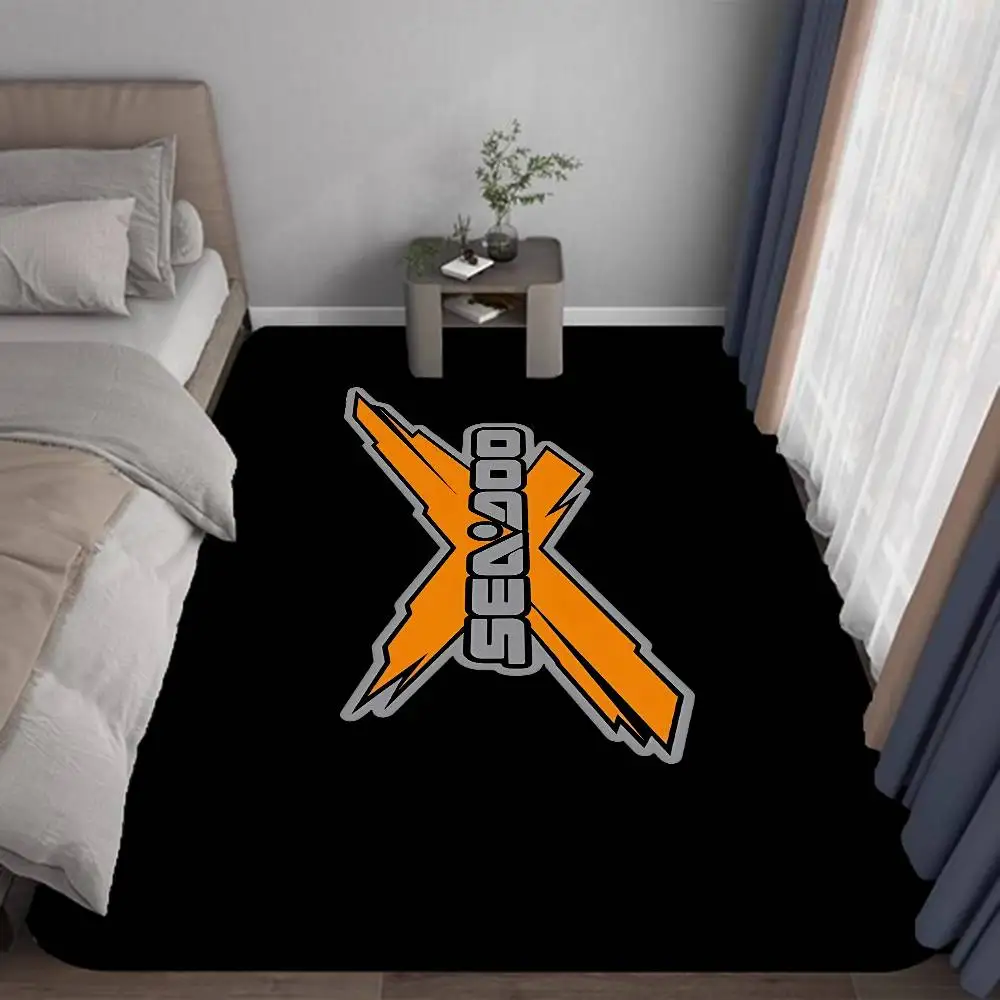 S-Sea D-Doo Seadoo Moto Room Mats Washable Non-Slip Living Room Sofa Chairs Area Mat Kitchen Alfombra