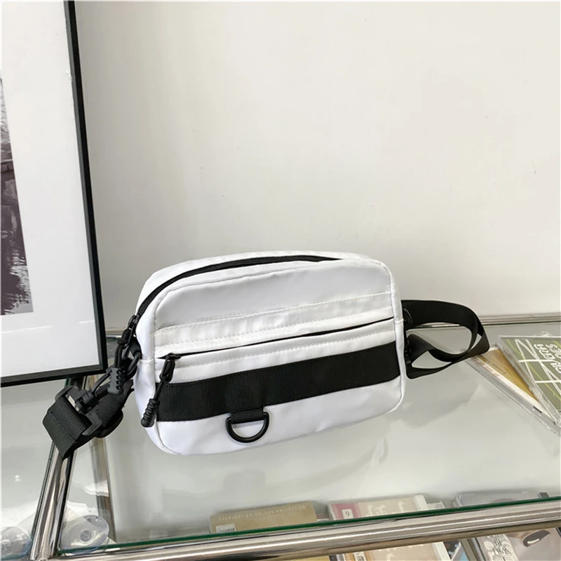 Men Crossbody Bags Casual Fashion Solid Color High Quality Convenient Nylon Messenger Bag Dropshipping Male Shoulder Bag