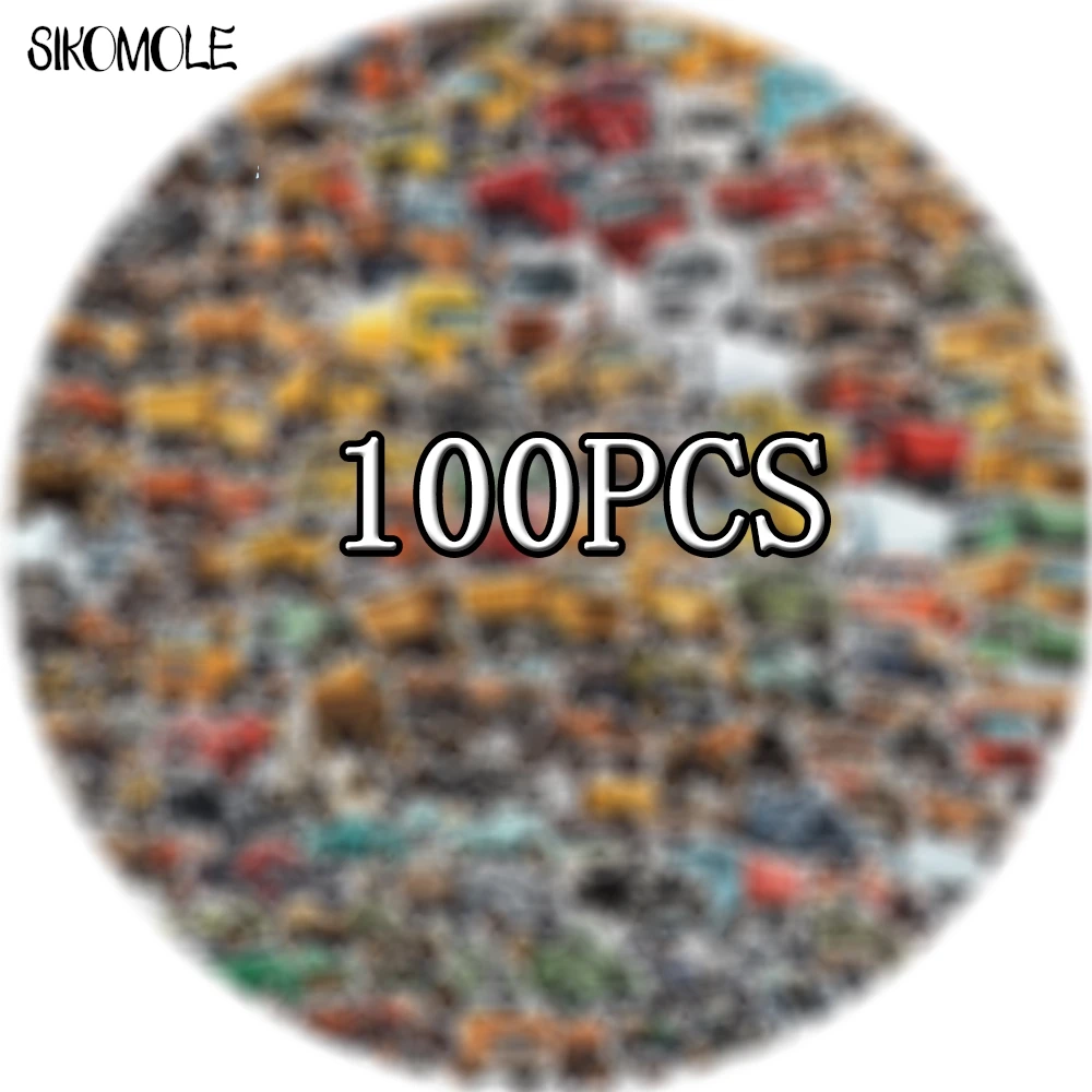 10/30/50/100 個漫画ヴィンテージ車のトラック落書きステッカー美的 DIY おもちゃ子供ギター荷物スーツケースデカールステッカーパック