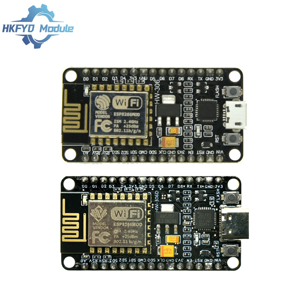 Wireless Module NodeMCU CP2102/CH9102X NodeMCU Lua V3 Board based ESP8266 MICRO TYPE-C WIFI IOT Internet of Development Board