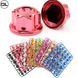 Motorcycle Modification Screw Cap Decoration for Motor Scooters Electric Car Colored Nut Cover Accessories 30pcs/set