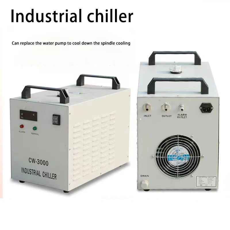 CO2 Laser Glass Tube 8 CW-3000 Thermolysis Industrial Water Chiller Cooler for Cooling CNC Engraving Machine