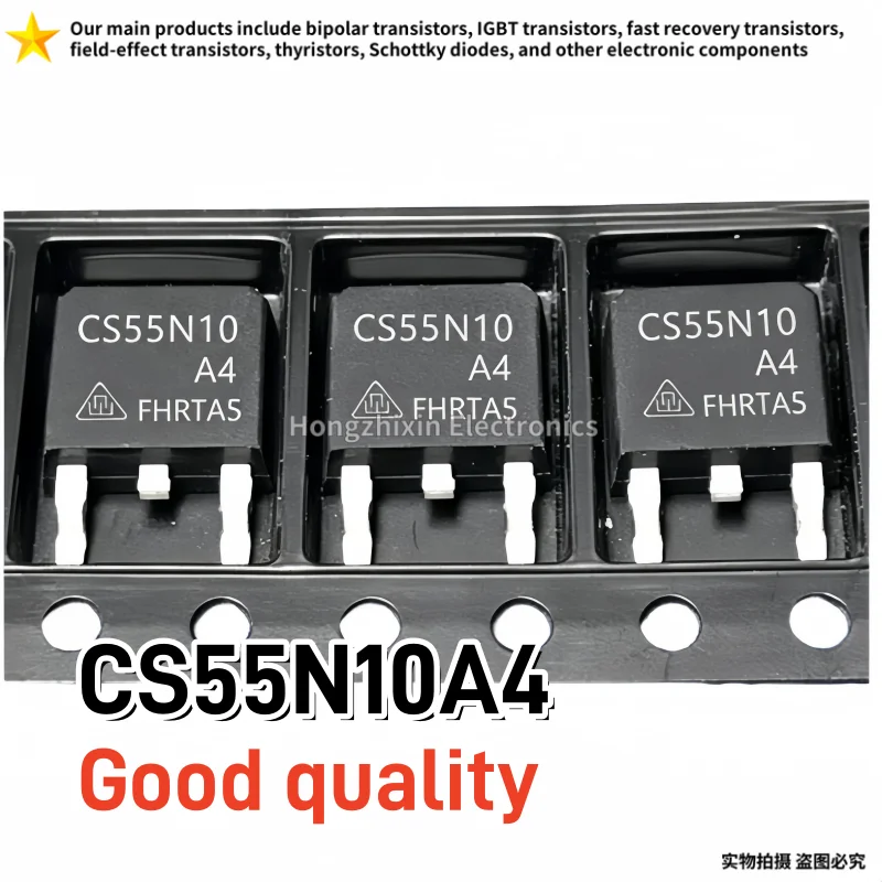 10/20pcs Good Quality CS55N10 CS55N10A4 Surface Mount TO-252 100V55A MOS Field-Effect Transistor