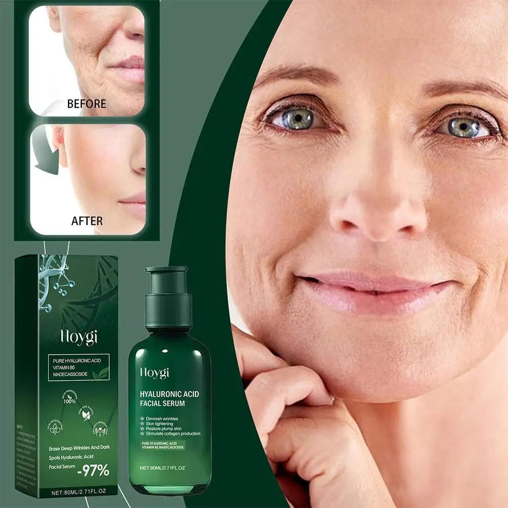 80ml Firming Face Serum Moisturizing Brightning Hyaluronic Acid Skin Care Shrink Serum Pores P4g4