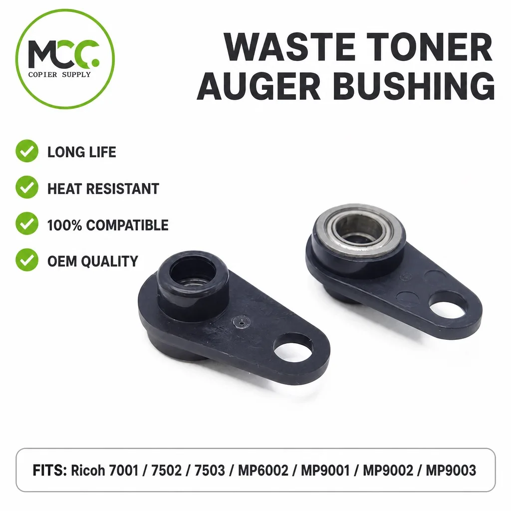 Upgraded Drum Frame Waste Toner Auger Bushing for Ricoh 7001 7502 7503 MP6002 MP9001 MP9002 MP9003