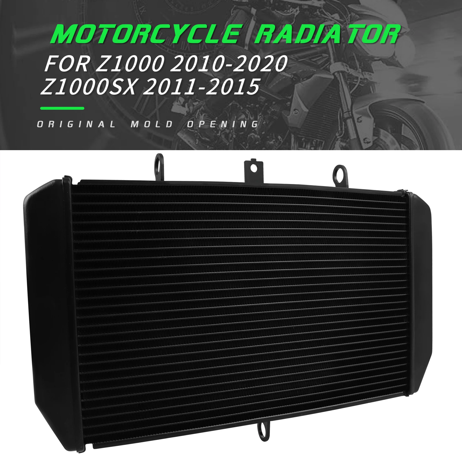 

For Kawasaki Z1000 2010-2021 Z 1000 SX Z1000SX 2011-2016 Motorcycle Engine Radiator Aluminum Cooler Cooling Water Tank