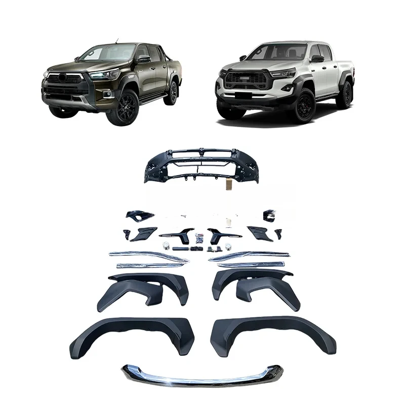 

Top Factory Hot Selling Mingyang High Quality Facelifts Body Kit GR Sport Conversion Car Bumper 2020-2022 Hilux Revo Bodykit