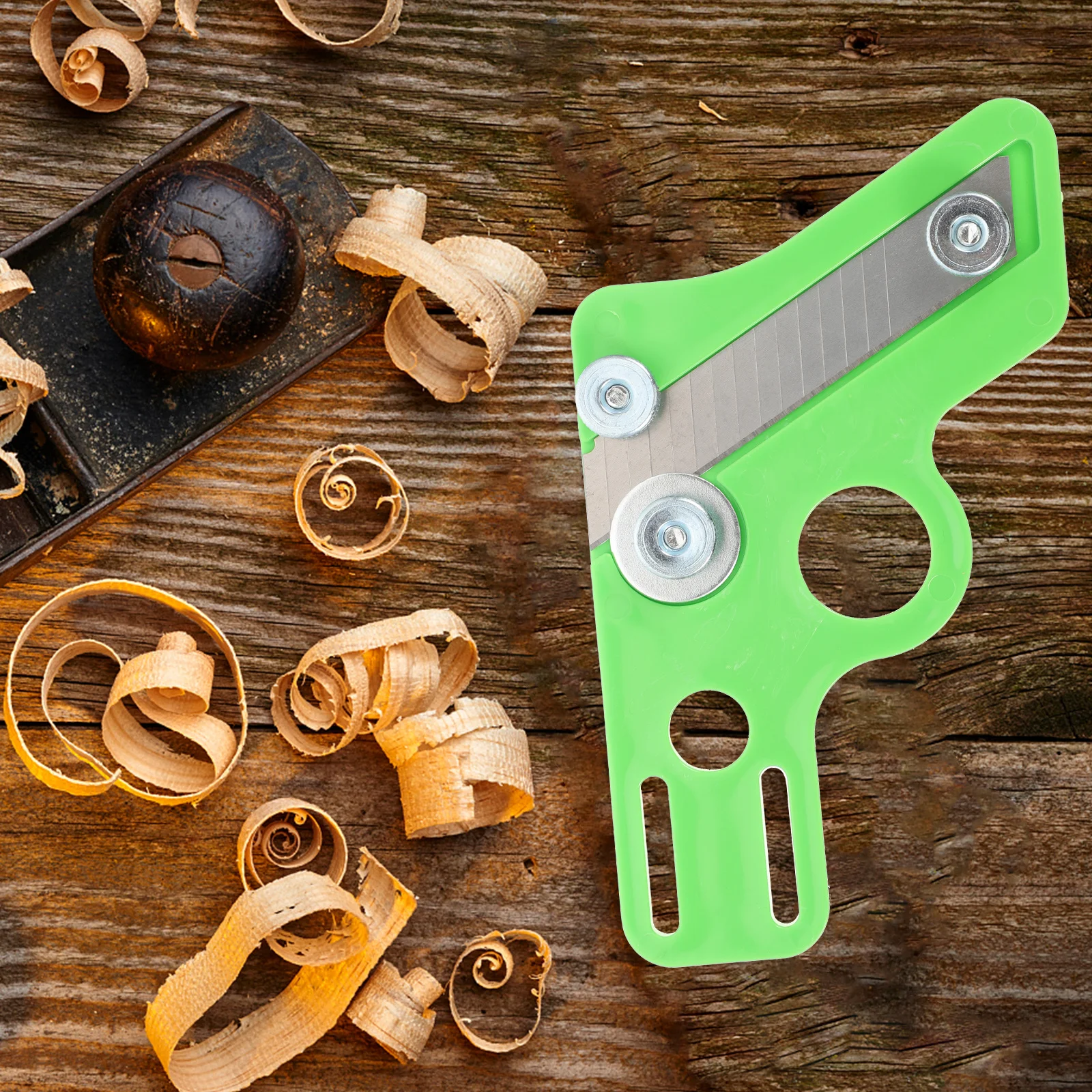 

2Pcs Small Hand Planer Universal Bench Hand Plane for Woodworking Precision Trimming Smooth Edges Easy Blade Adjustment