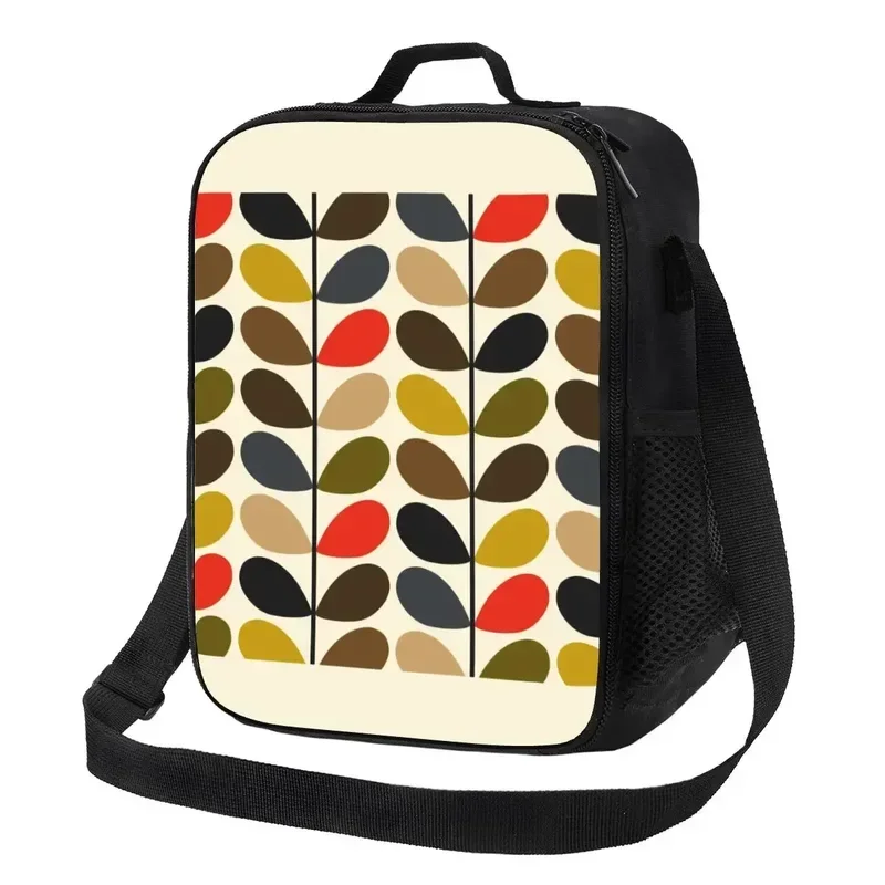 

Orla Kiely Abstract Multi Stem Resuable Lunch Box for Mid Century Scandinavian Geometric Cooler Thermal Food Insulated Lunch