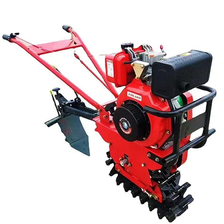 Micro Tillage Machine Multifunctional Mountain Rotary Tiller Ditching Plow Soil Weeding Ridge Fertilization Machine Engine 80