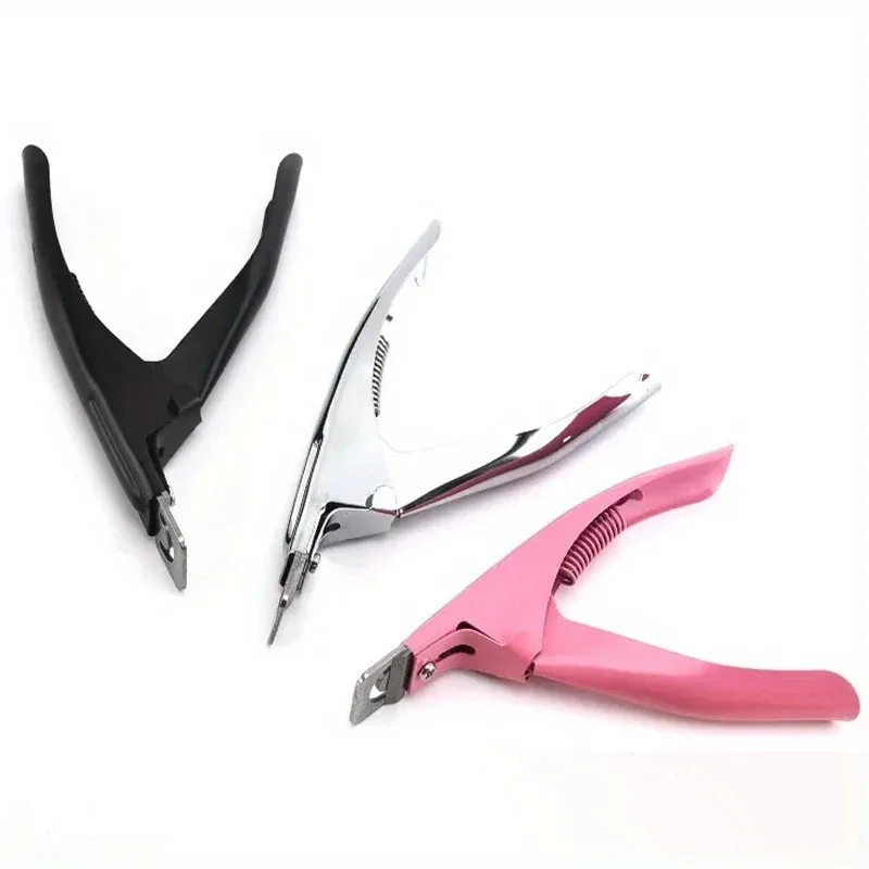 1pc Professional Nail Capsule Cutter U-Shaped False Acrylic Nail Tips Cutter Stainless-Steel Cut Trimmer Manicure Scissors