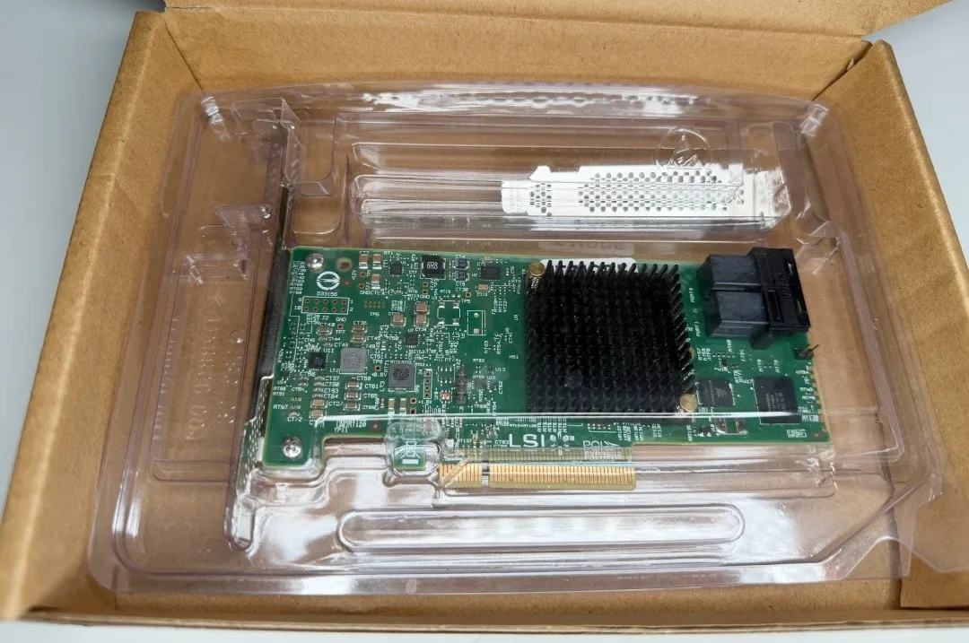 

Original LSI9300-8i 12Gbps SAS HBA IT mode SAS3008 ZFS FreeNAS