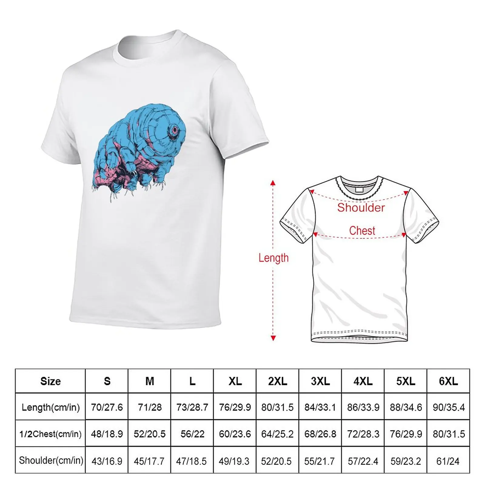 New Blue Tardigrade T-Shirt new edition t shirt tees anime mens graphic t-shirts big and tall