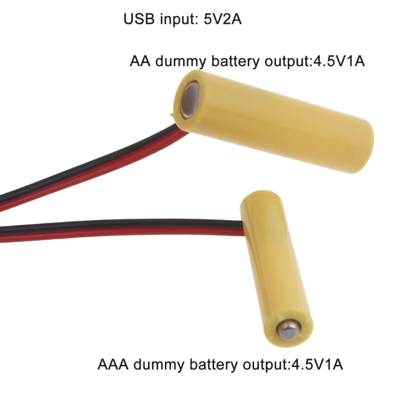 Universal 1 in 2 4.5V AAA+AA Battery Eliminators USB Power Replace 3pcs 1.5V AAA Dropshipping