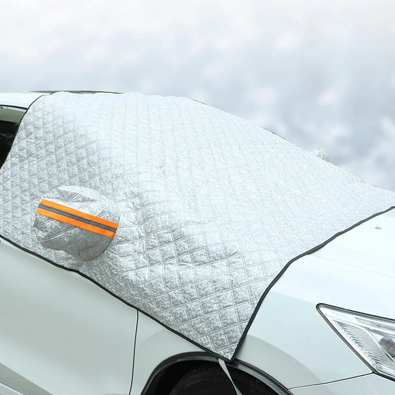 Winter Car Windshield Cover Windscreen Front Covers Anti Snow Frost Ice Shield Sun Shade Dust Protector Heat Sun Mat Windscreen