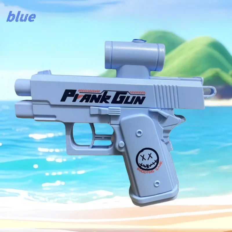 Tweezijdig waterpistool grap waterpistool speelgoed stressverlichting klein pistool spel buiten binnen volwassene kind interactie schiet cadeau 2 stijlen