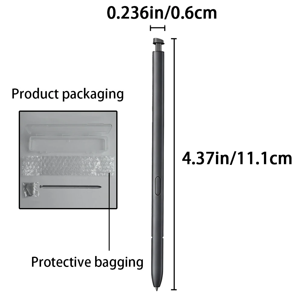 For Samsung Galaxy S26 Ultra S948B S948U S Pen Stylus Touch Screen Pen (Non-BLE) & Extra Pen Nibs & TPU Phone Case