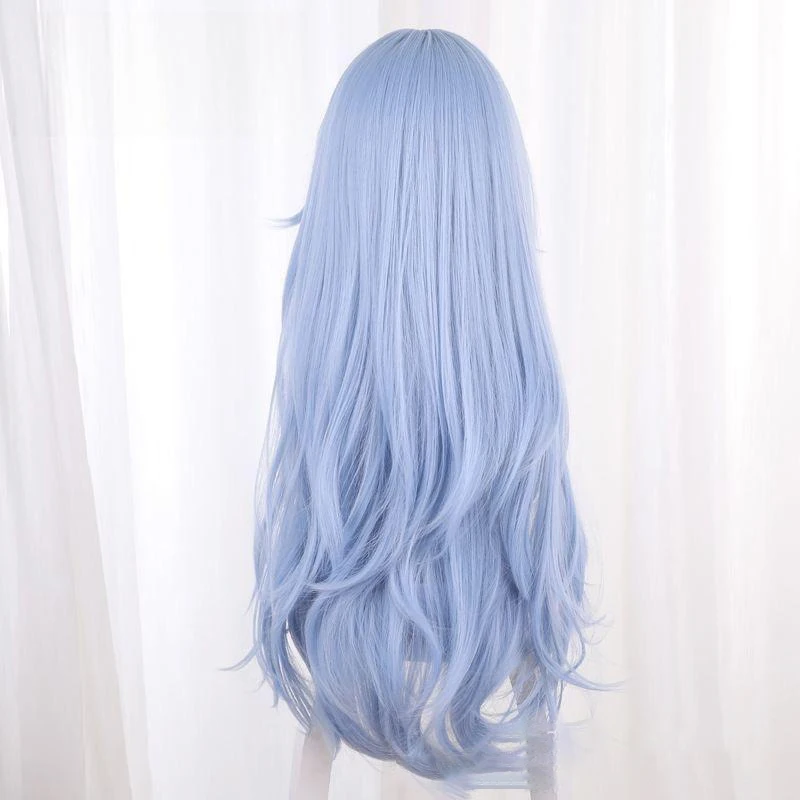 Ayanami rei papel chapelaria anime neon genesis evangelion heroína modelagem peruca festa role play headwear longo cabelo encaracolado peruca capa