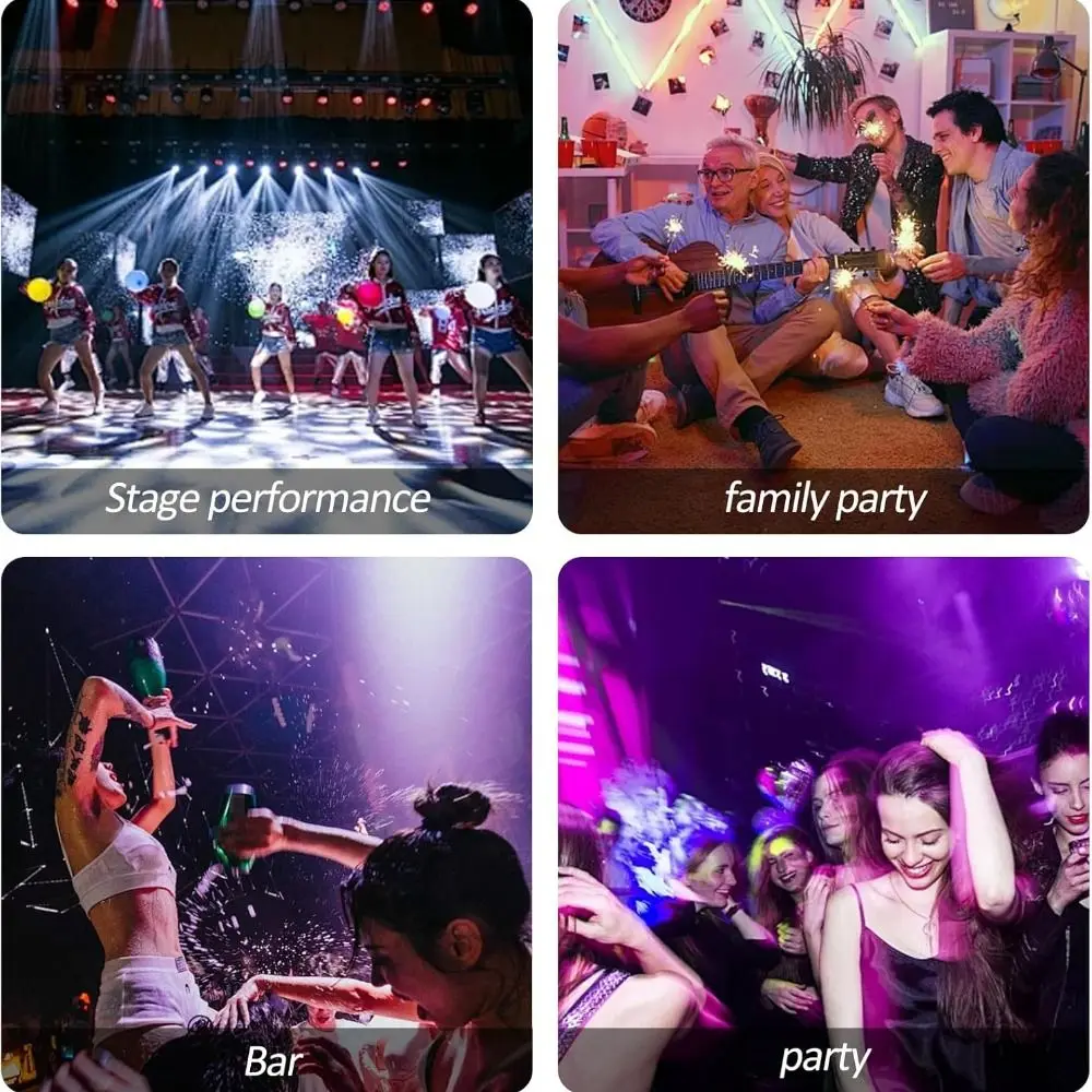 Professional 24LED LED Strobe Light Super Bright Adjustable Flash Stage Light Strobe Party Lights Disco