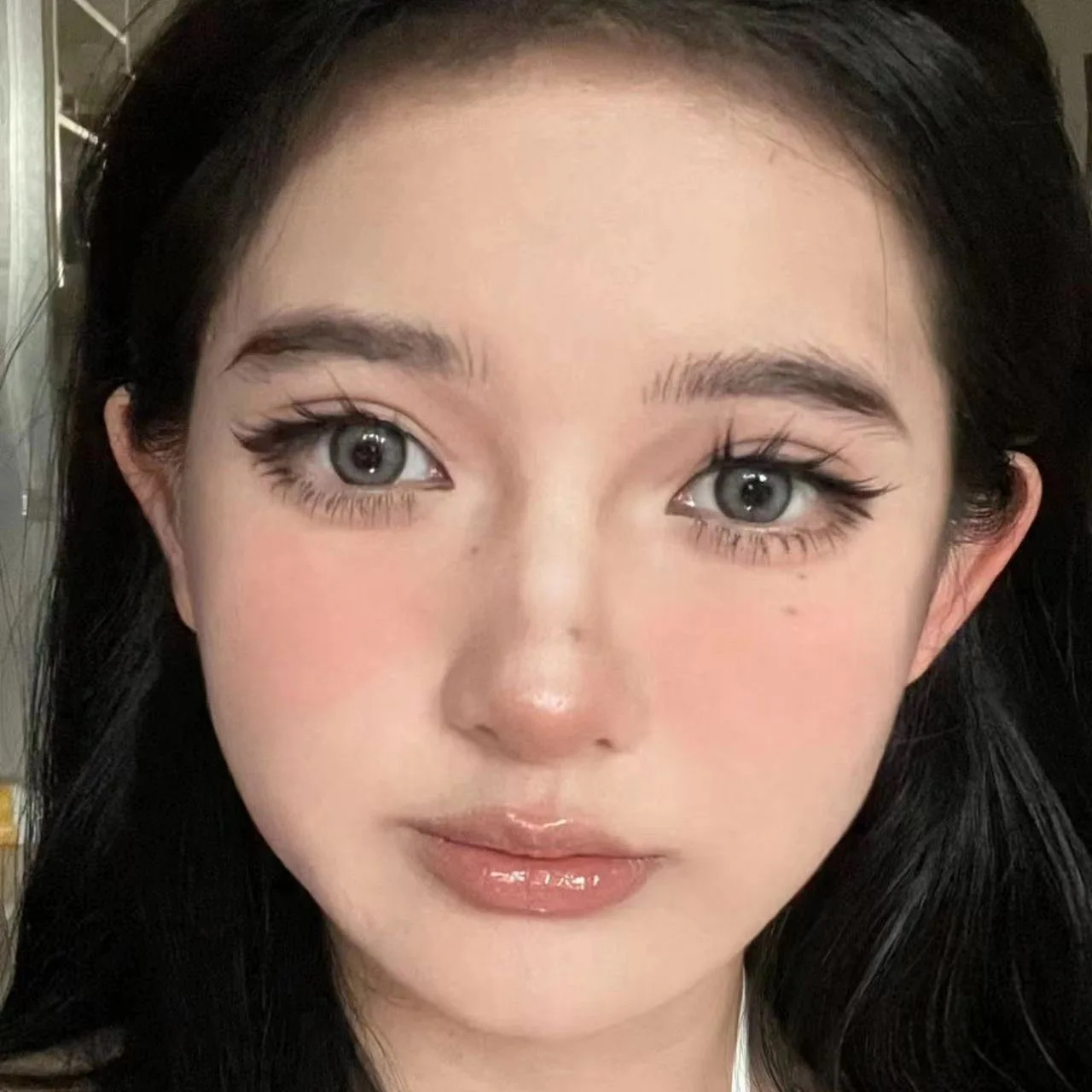 スモーキーな個々のつけまつげ,キツネの目,単一のクラスター,目のエクステンション,セグメント化されたまつげ,メイクアップツール,3〜10列