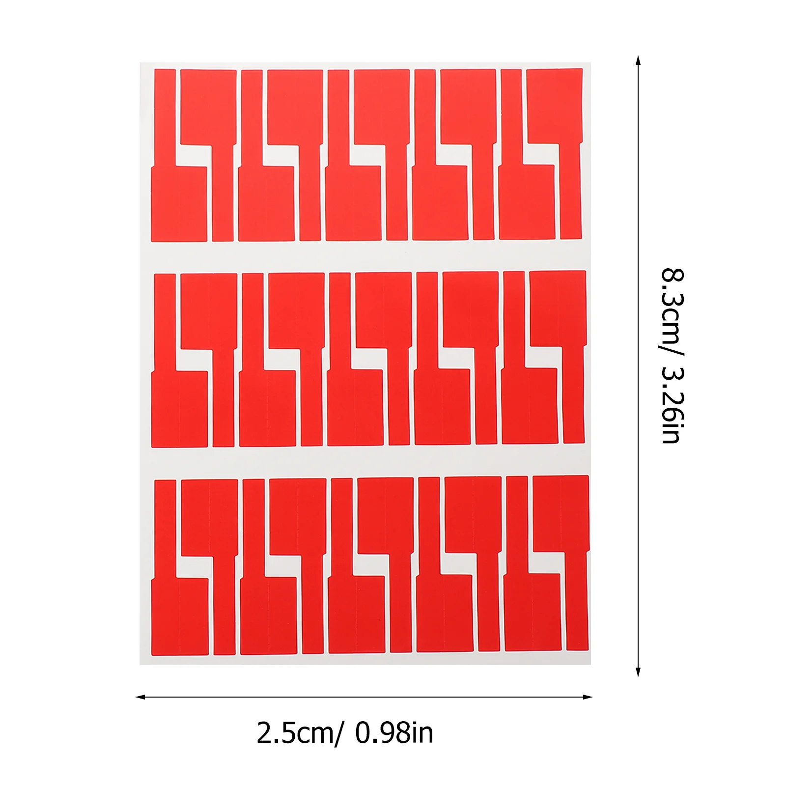 10 fogli assortiti per etichette per cavi di gestione, etichette per adesivi scolastici, etichette colorate