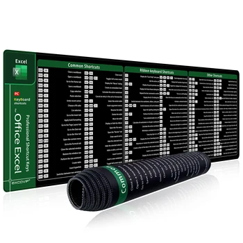 Large Excel Shortcuts Mouse Pad 1