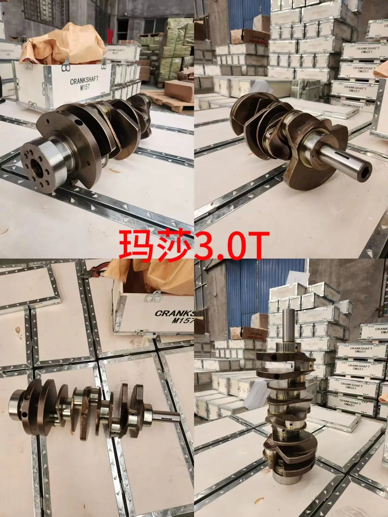 Factory  3.0T V6 Engine  Crankshaft For Maserati Ghibli  M156D  M157 Gasoline Engine Petrol OE 323957