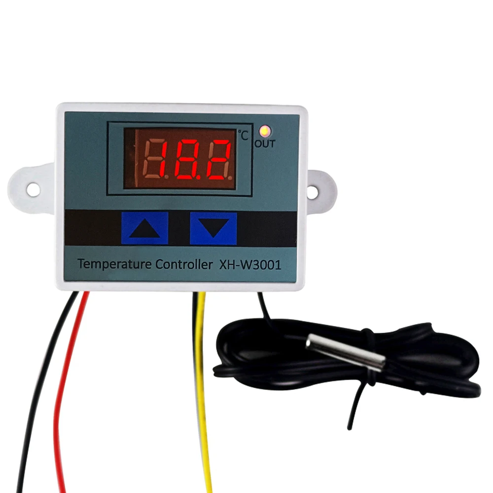 AC 220V 12V 24V 10A -50~110C Intelligent Digital Thermostat LED Temperature Controller Regulator Switch For Incubator NTC Sensor