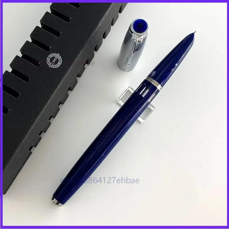 For Wingsung 601 Gemstone Ink Pens Blue Piston Filling Iraurita Ink Window 0.38mm 0.5mm Nib Luxury Writing Calligraphy Supplies