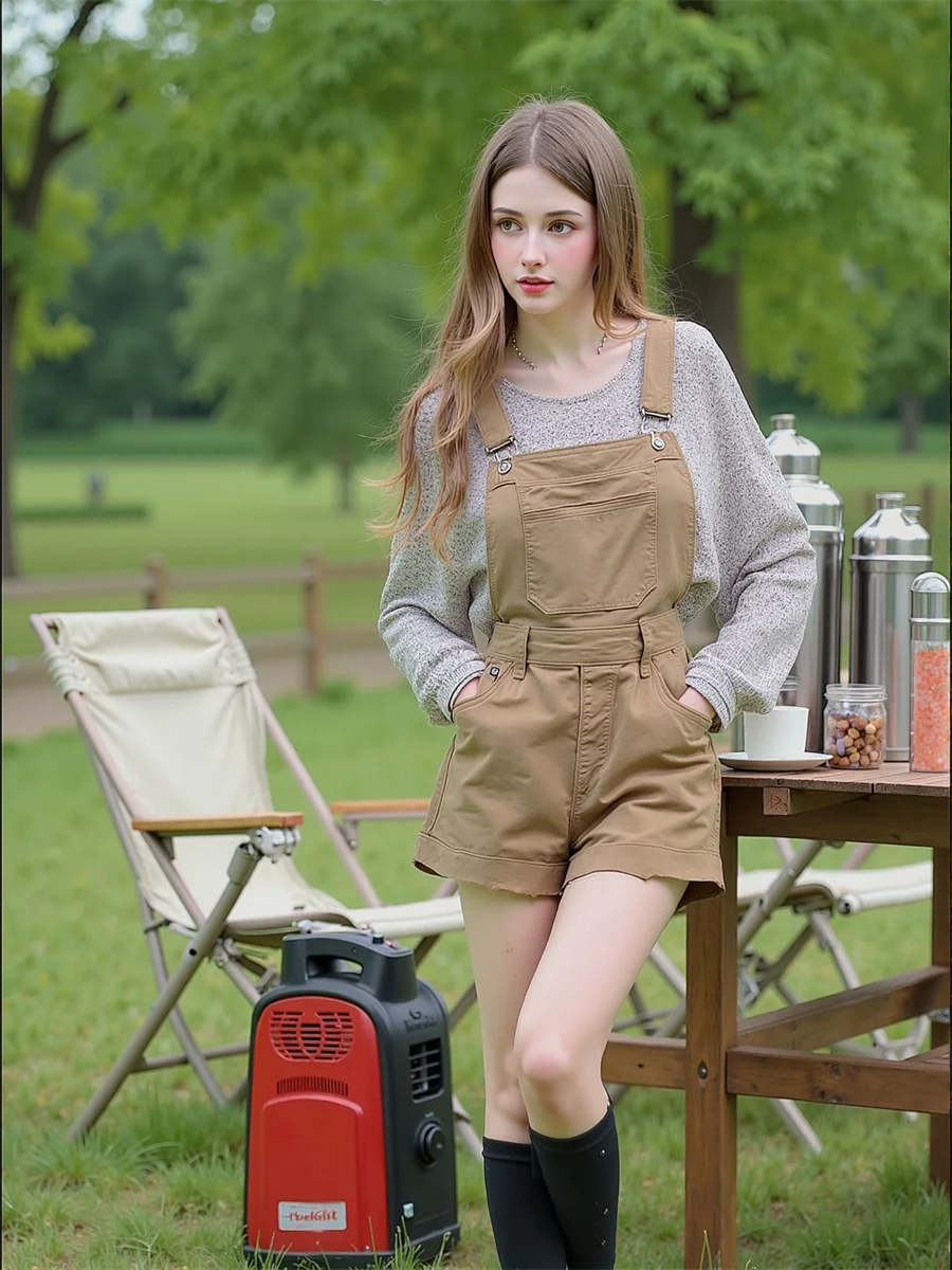 

Джинсовые винтажные комбинезоны 2025 года, женские комбинезоны с высокой талией, элегантная женская одежда, трендовая летняя одежда с регулируемым узлом и несколькими узлами