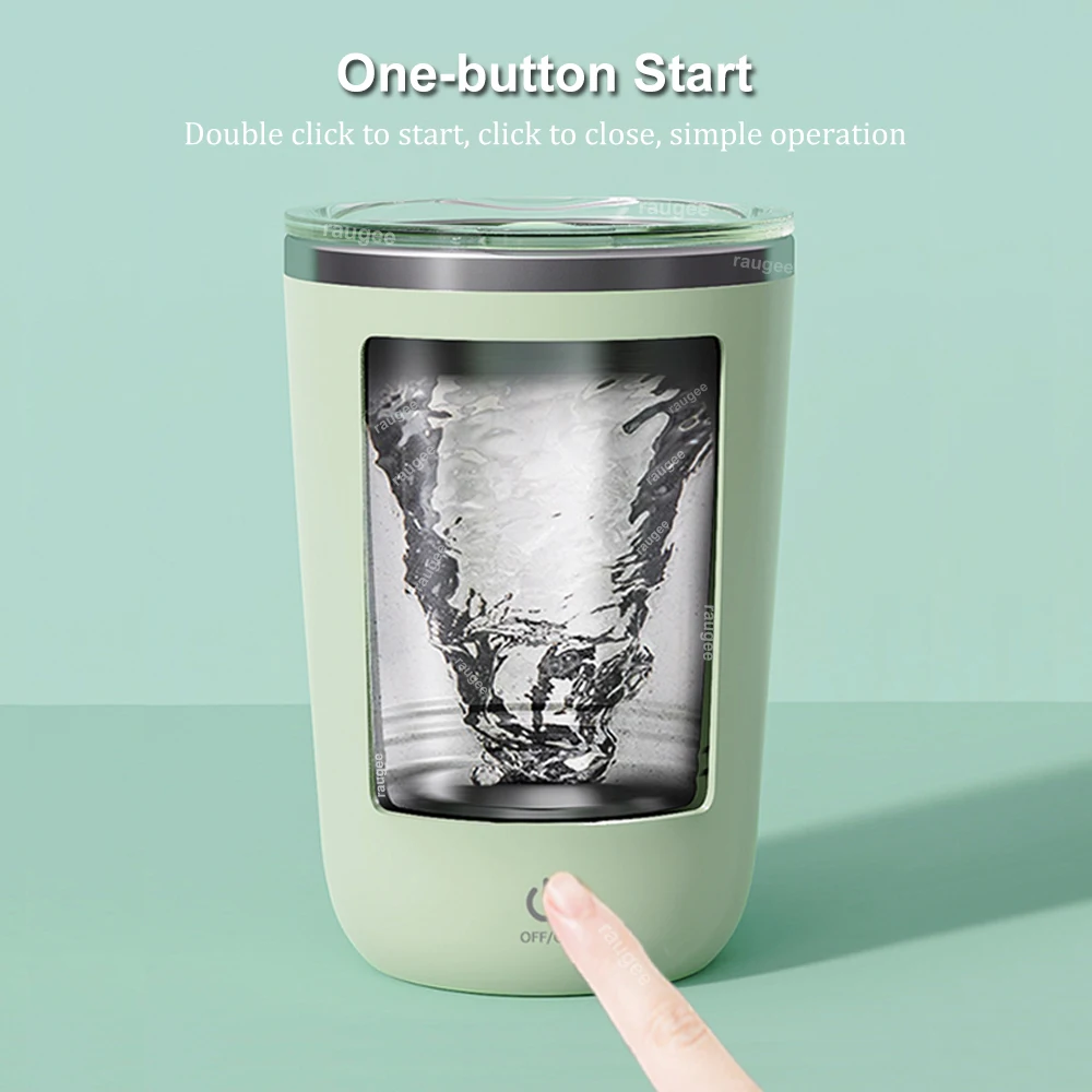믹싱 컵 전기 자동 교반 머그컵 IP67 방수 BPA 프리 커피 차 교반 컵 회전식 우유 커피 자동 교반