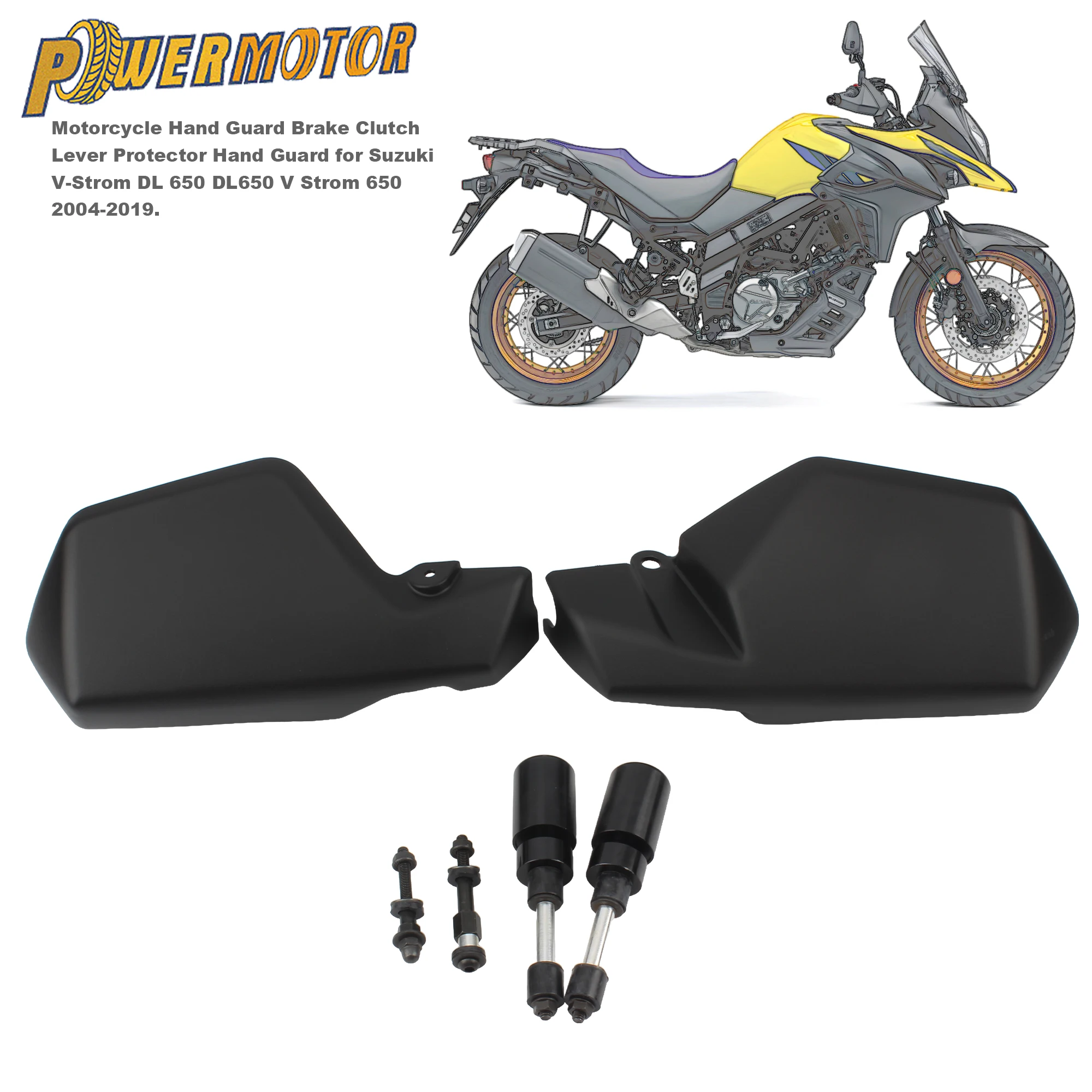 

For Suzuki Motorcycle Hand Guard Brake Clutch Lever Protector Hand Guard V-Strom DL 650 DL650 V Strom 650 2004 to 2019 Motocross