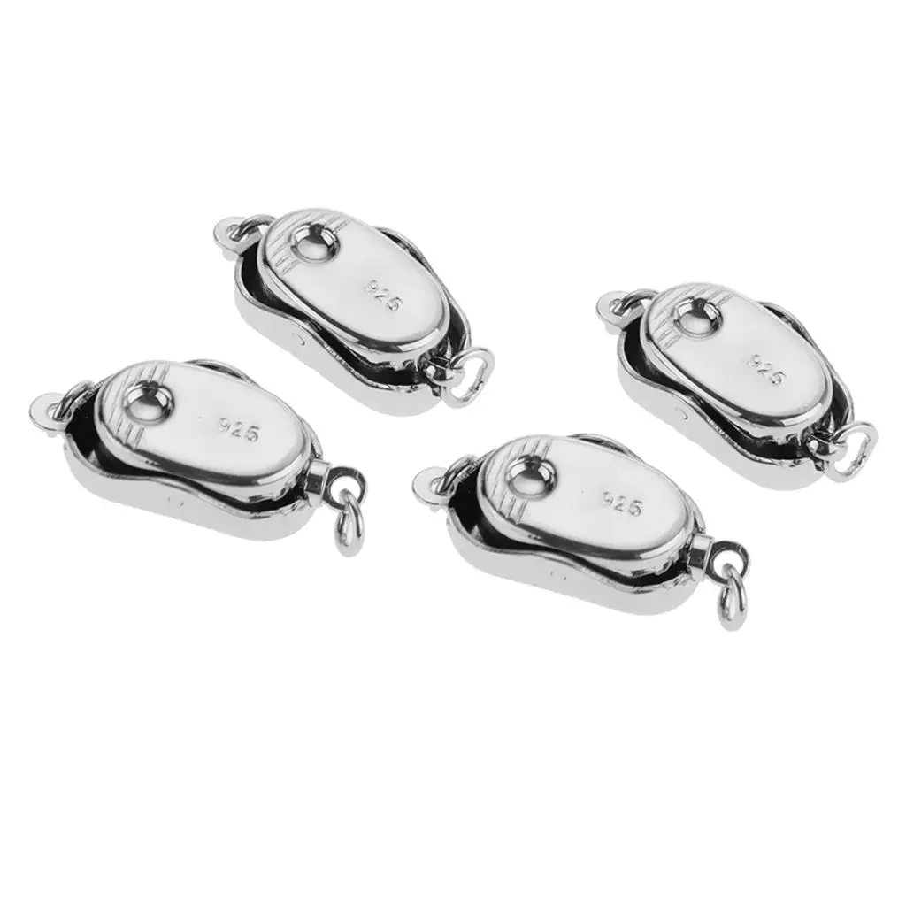 

Jewelry Connectors Silver 925 Plated Craft Supplies DIY Bracelet Clasp for Necklace Making Jewelry Accessories Handmade Projects