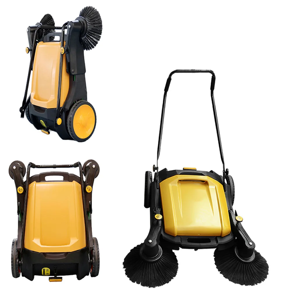 Industrial manual sweeper road road sweeper property unpowered vacuum hand push sweeper