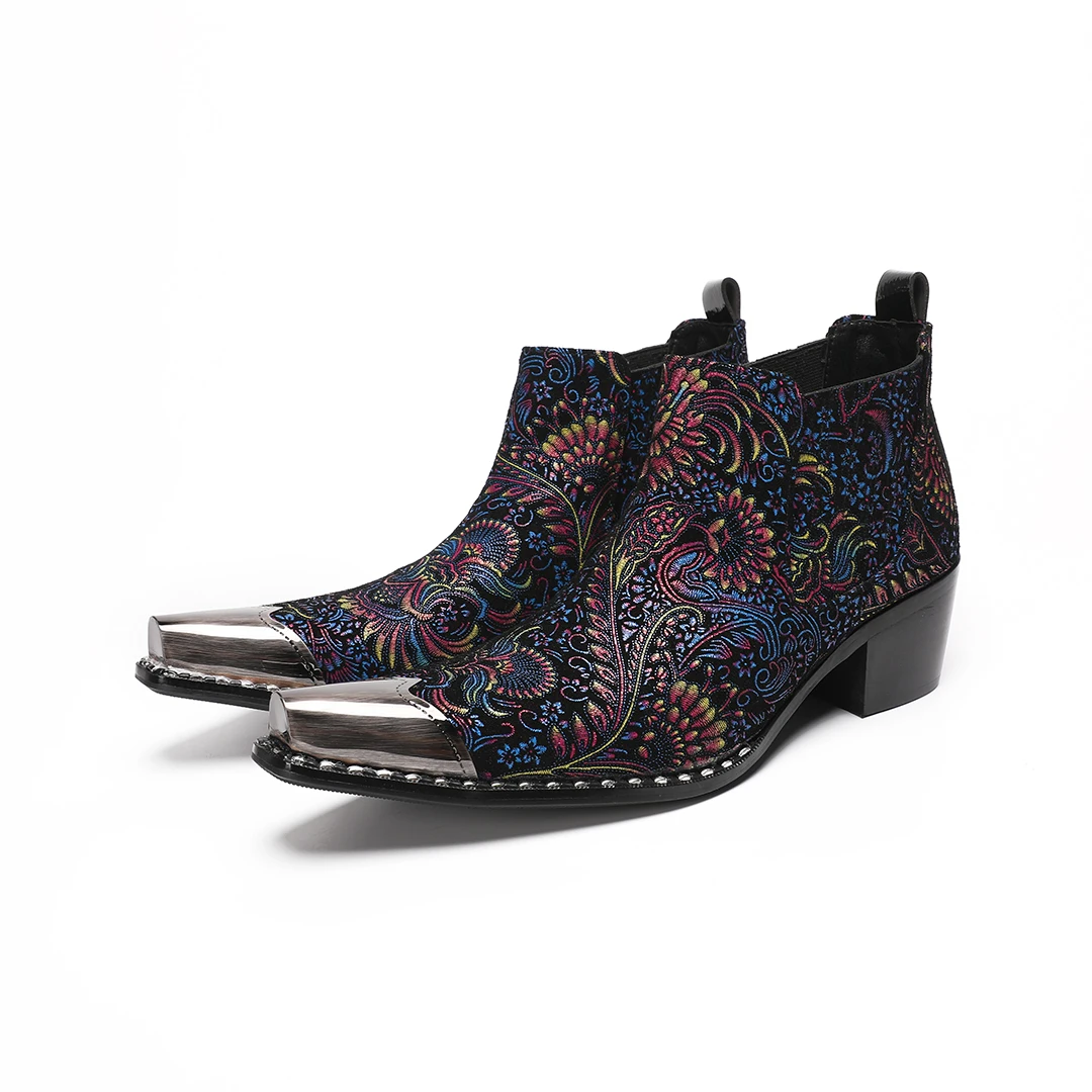 Mens Fashion Dress Shoes - Fashion Metal Pointed Toe Men Genuine