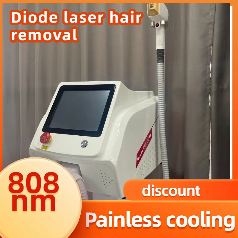 

Профессиональный диодный лазер 808 нм для удаления волос в салонах красоты, безболезненная перманентная эпиляция и омоложение кожи