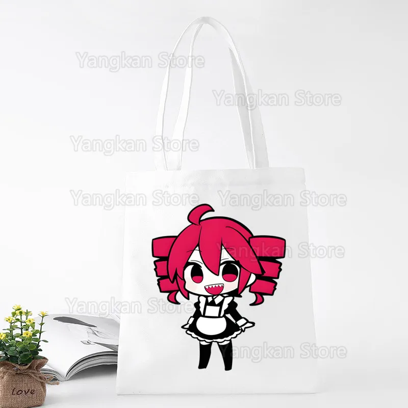 

Anime Tote Bag Unisex Canvas Bags Shopping Bags Printed Casual Shoulder Bag Foldable