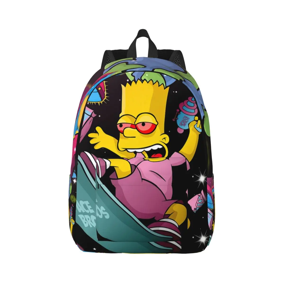 

S-Simpson Family For Girls Boys Fashionable, fully printed, and comfortable student backpack.